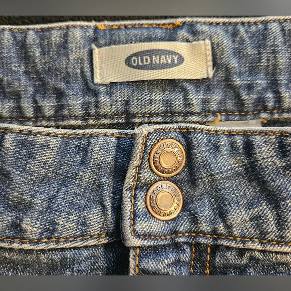 Old Navy Denim Blue Jeans Women's Size 20 Medium Wash Y2K Fall 2002 - Picture 9 of 14
